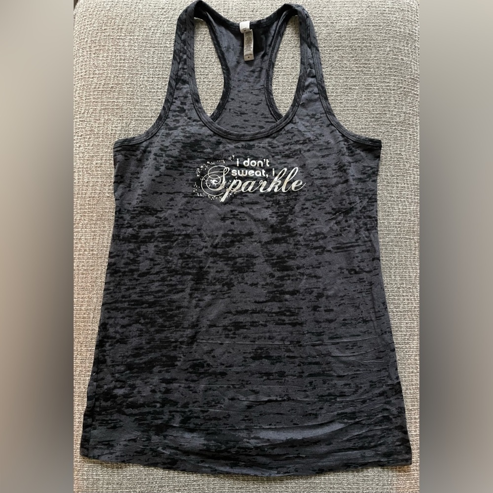 Sparkle Athletic I Don’t Sweat I Sparkle tank